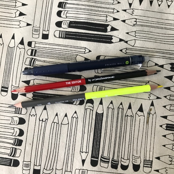 Frixion pens, Japanese pens, CW Pencils, editing pencil, highlighter pencil, combo pencil, pencils