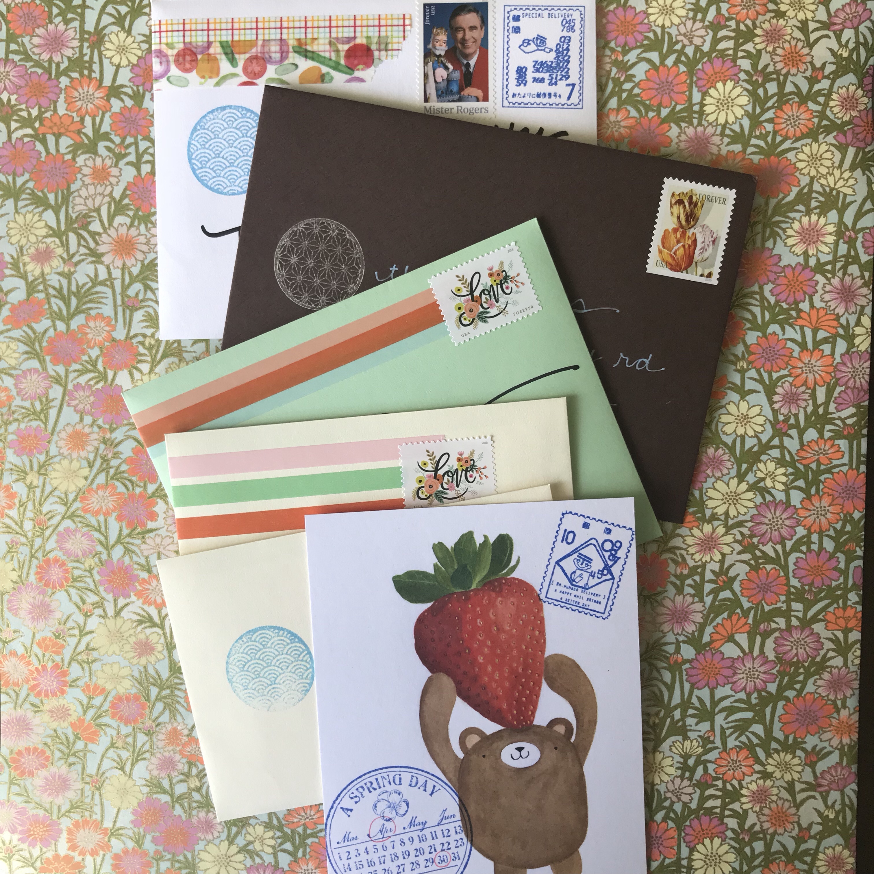 write on, national card and letter writing month, show and mail, stack of mail, Migration Goods